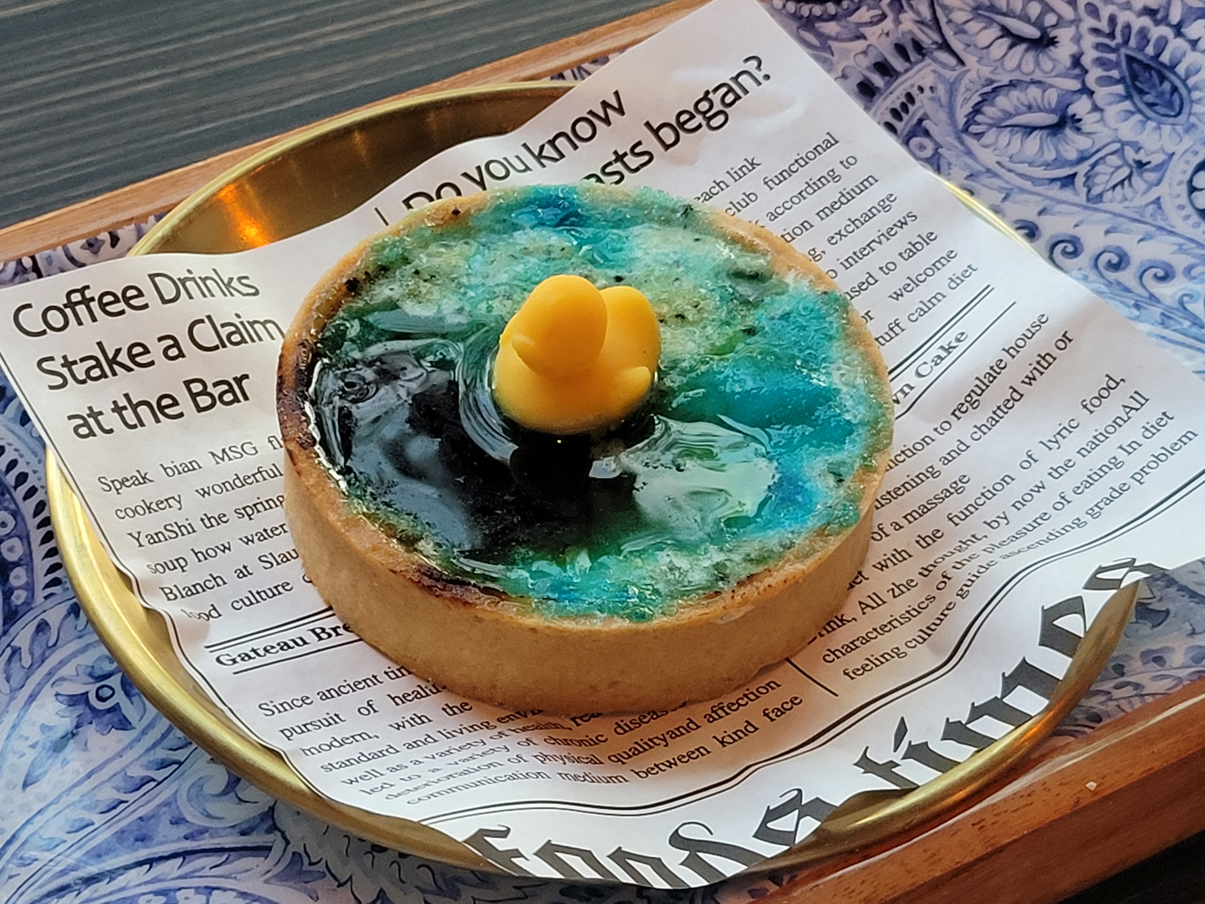 Wicked cafe new menu!!!The Florida Beach Tart !!!