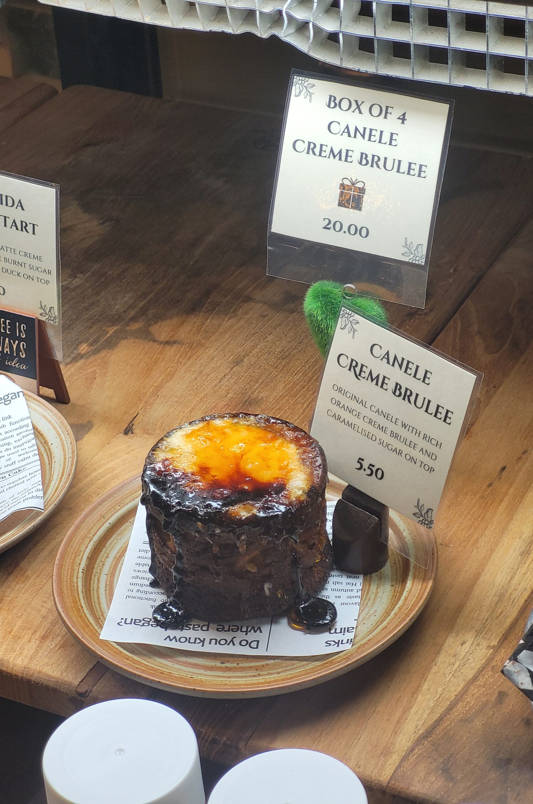 WICKED NEWS! NEW INNOVATION: Introducing The Canele Crème brûlée